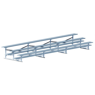 Bleacher - 21 ft. (3 Row - Single Foot Plank) - All Aluminum